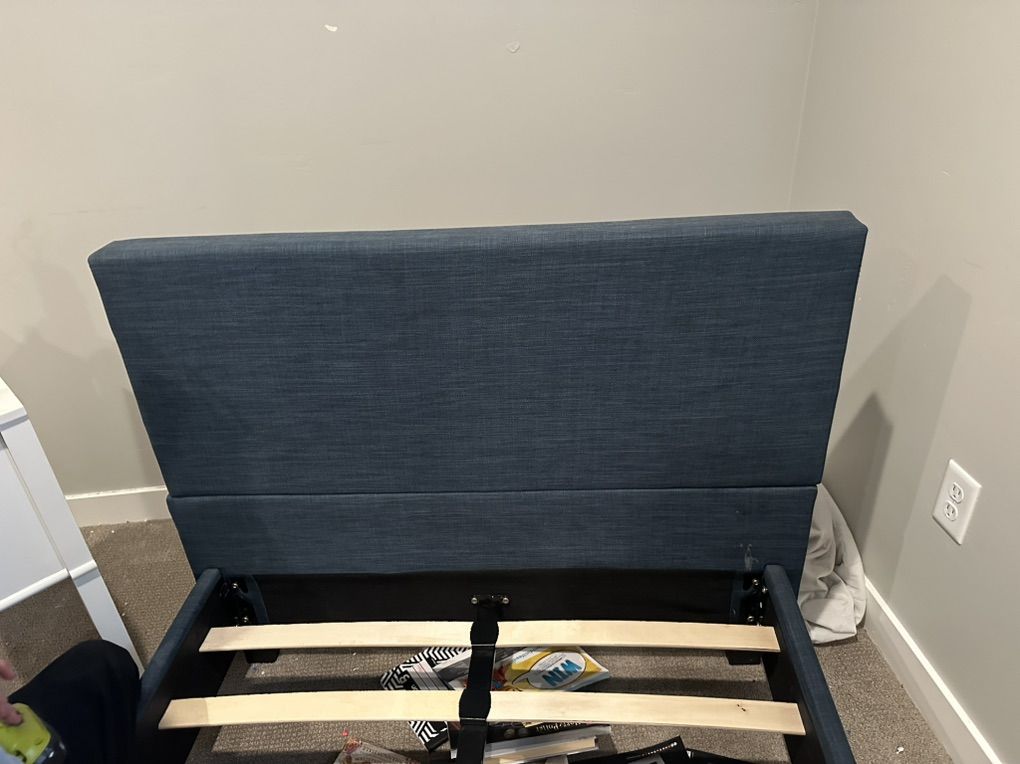 Free--two Matching twin Platform Beds