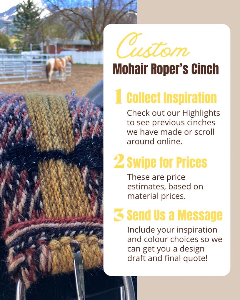 Costum Mohair cinches