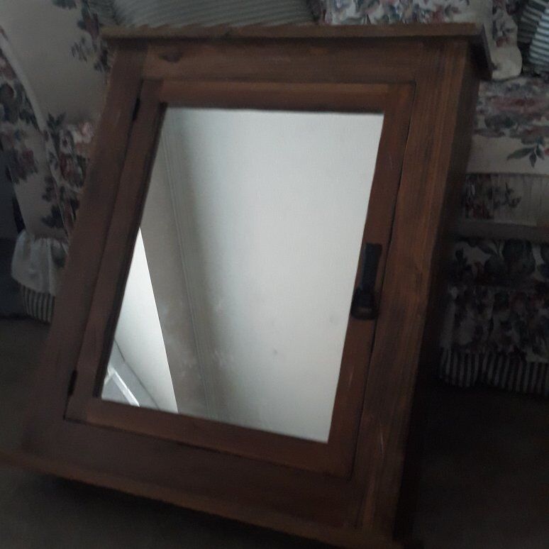Rustic Wood Medicine Cabinet