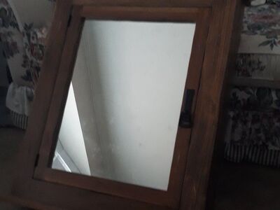 Rustic Wood Medicine Cabinet