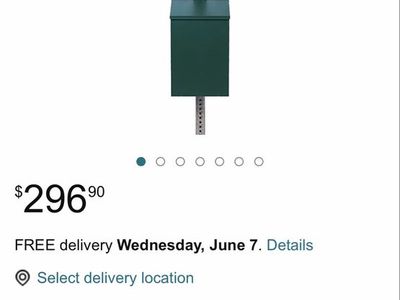 Dog Waste Station - Matte Green Pet Waste Dispenser & Receptacle