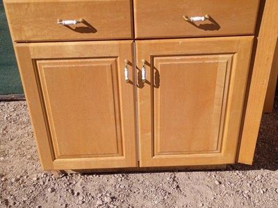 34" sink cabinet