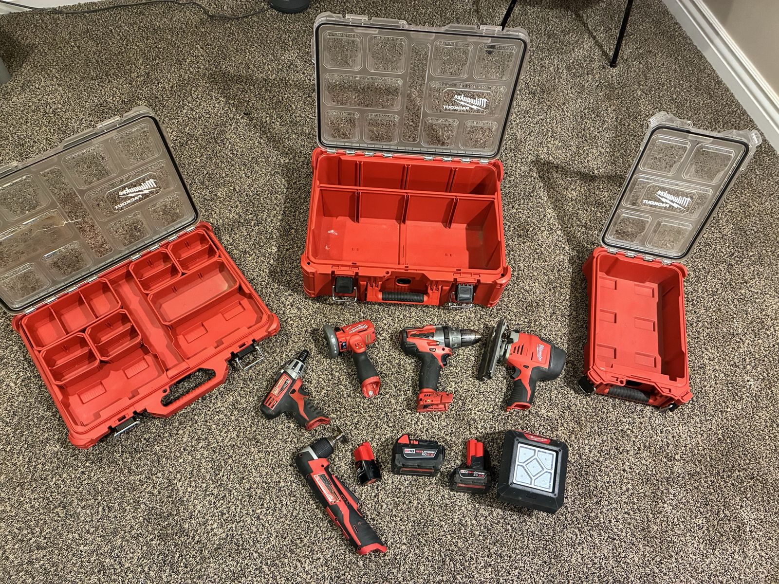 Bunch of Milwaukee tools & packouts
