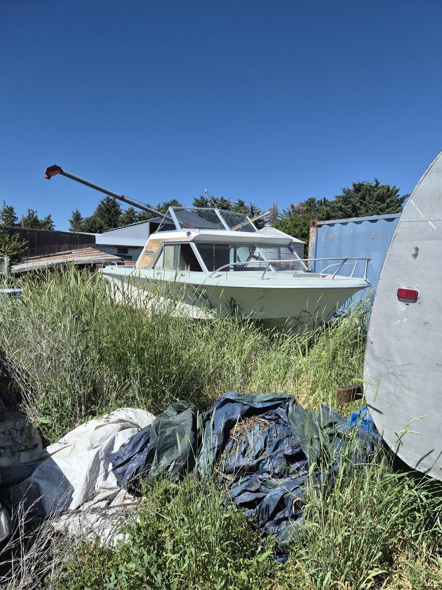 Vintage Mystery boat!