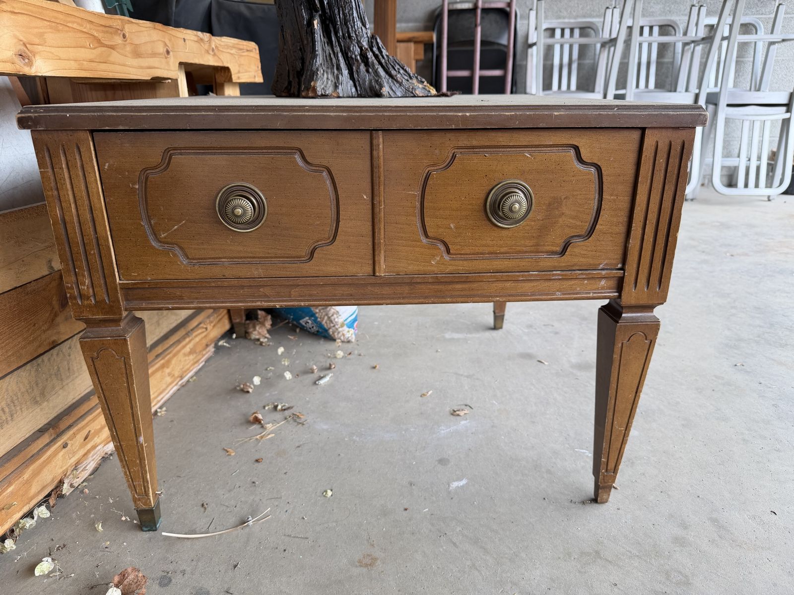 Solid Wood Side Table