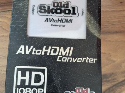 Old Skool AV to HDMI Converter Box OS-6992 1080p Upscaler