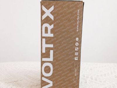 VOLTRX Premium Electric Protein Shaker Bottle - 24 oz USB Rechargeable Mixer Cup Black