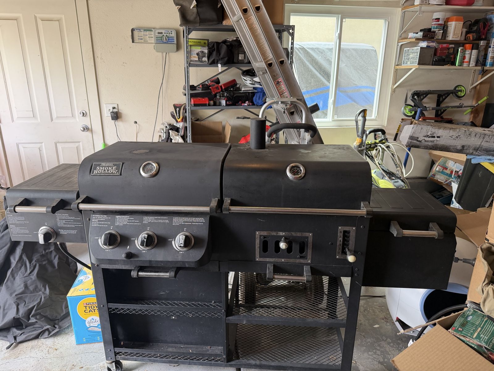 Grill/smoker combo