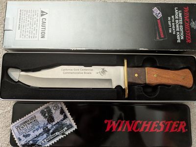 California Gold Centennial Winchester Bowie Knife