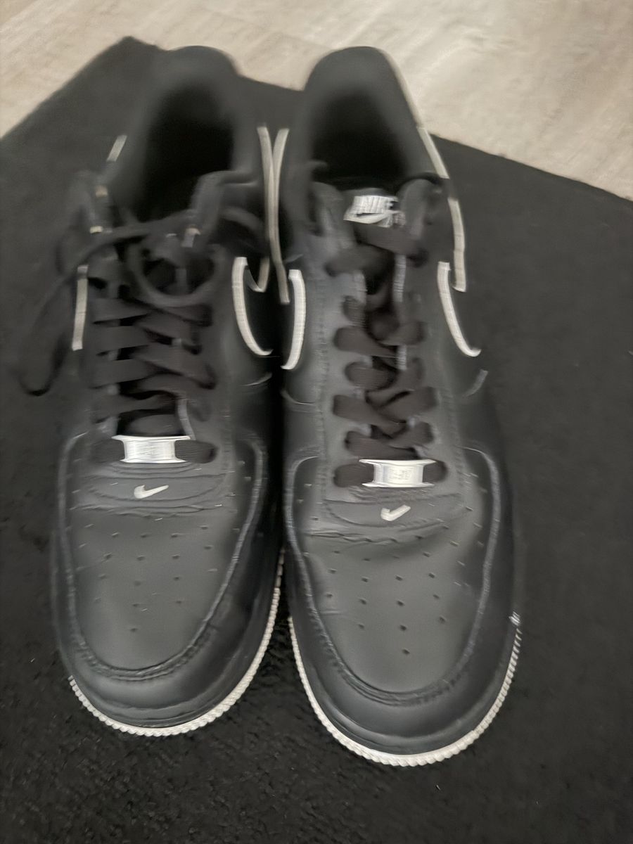 Nike Air Force 1  ‘07 Low Black White Sneakers Men's Size 11.5