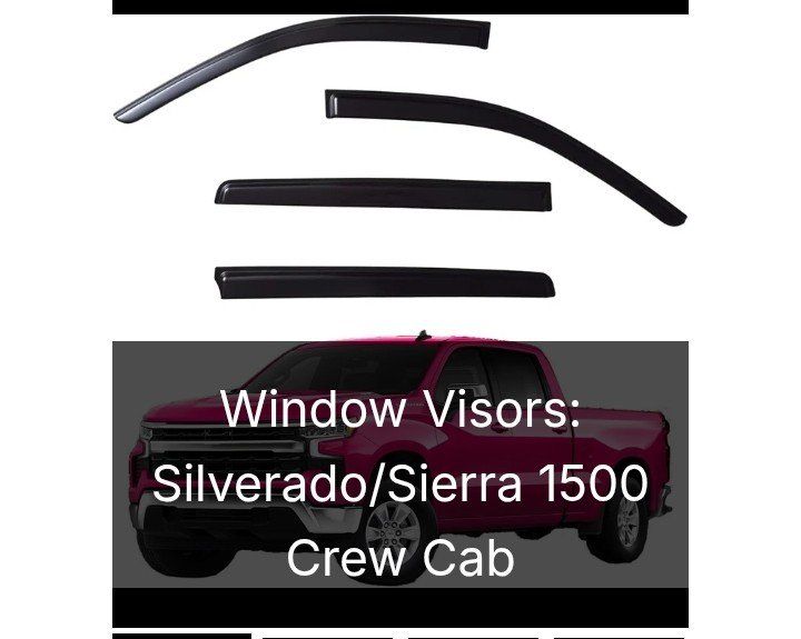 Window Visors for Silverado/Sierra 1500 (NEW)