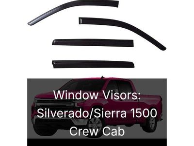 Window Visors for Silverado/Sierra 1500 (NEW)