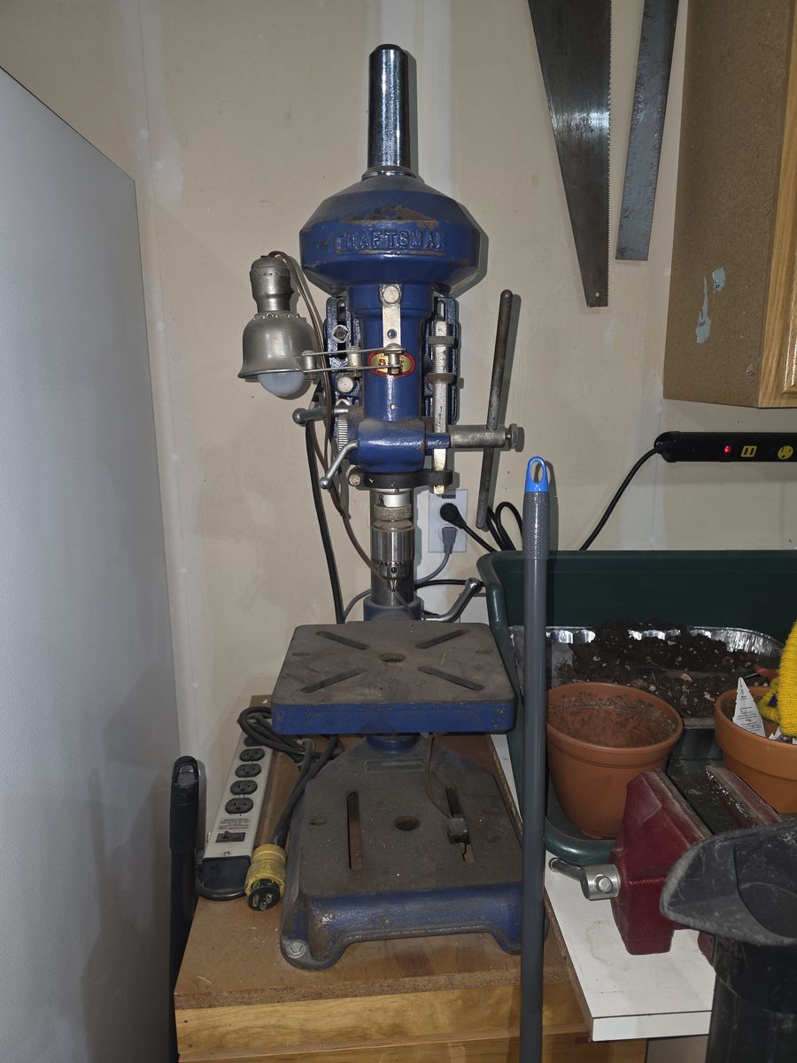 Vintage Craftsman table top drill press