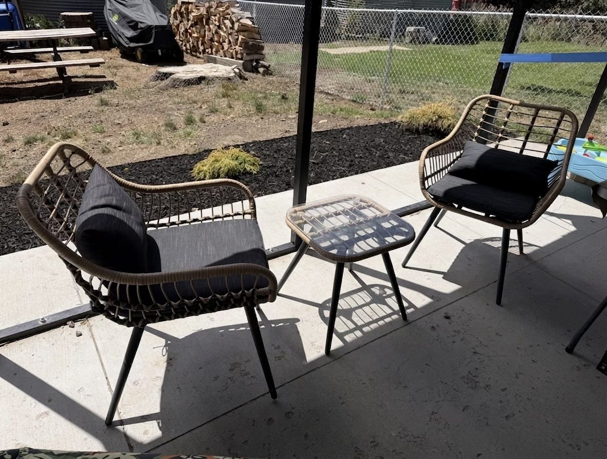 Moving Sale - 3-Piece Boho Outdoor Patio Set