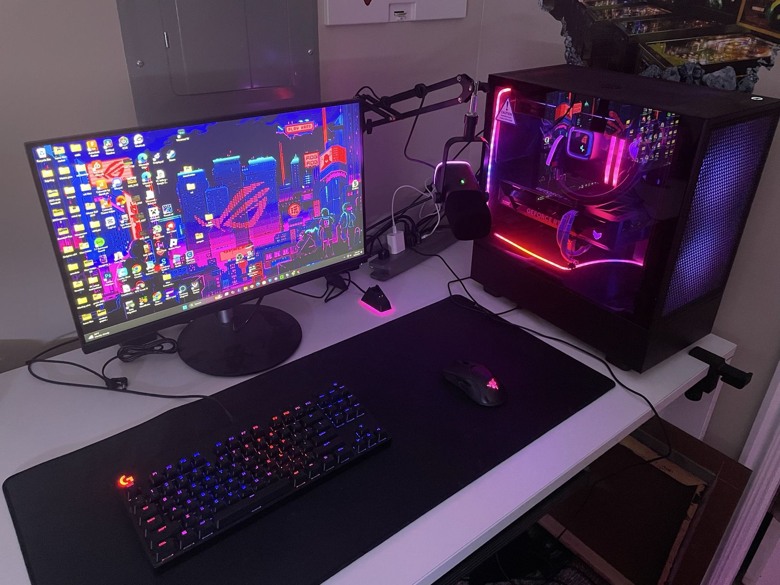 Complete Gaming Pc Setup, Nvidia RTX 4060ti, Intel