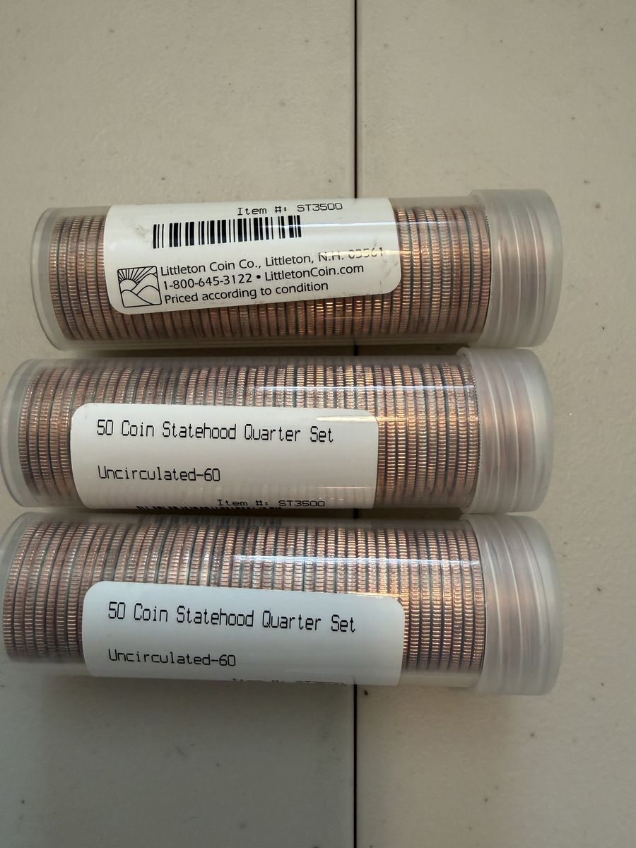 Uncirculated complete set of State Quarters