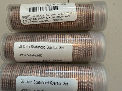 Uncirculated complete set of State Quarters