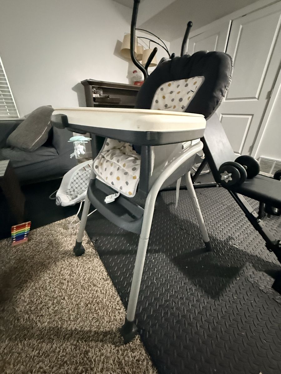 Graco Swivel Booster High Chair with Adjustable Height and Removable Tray