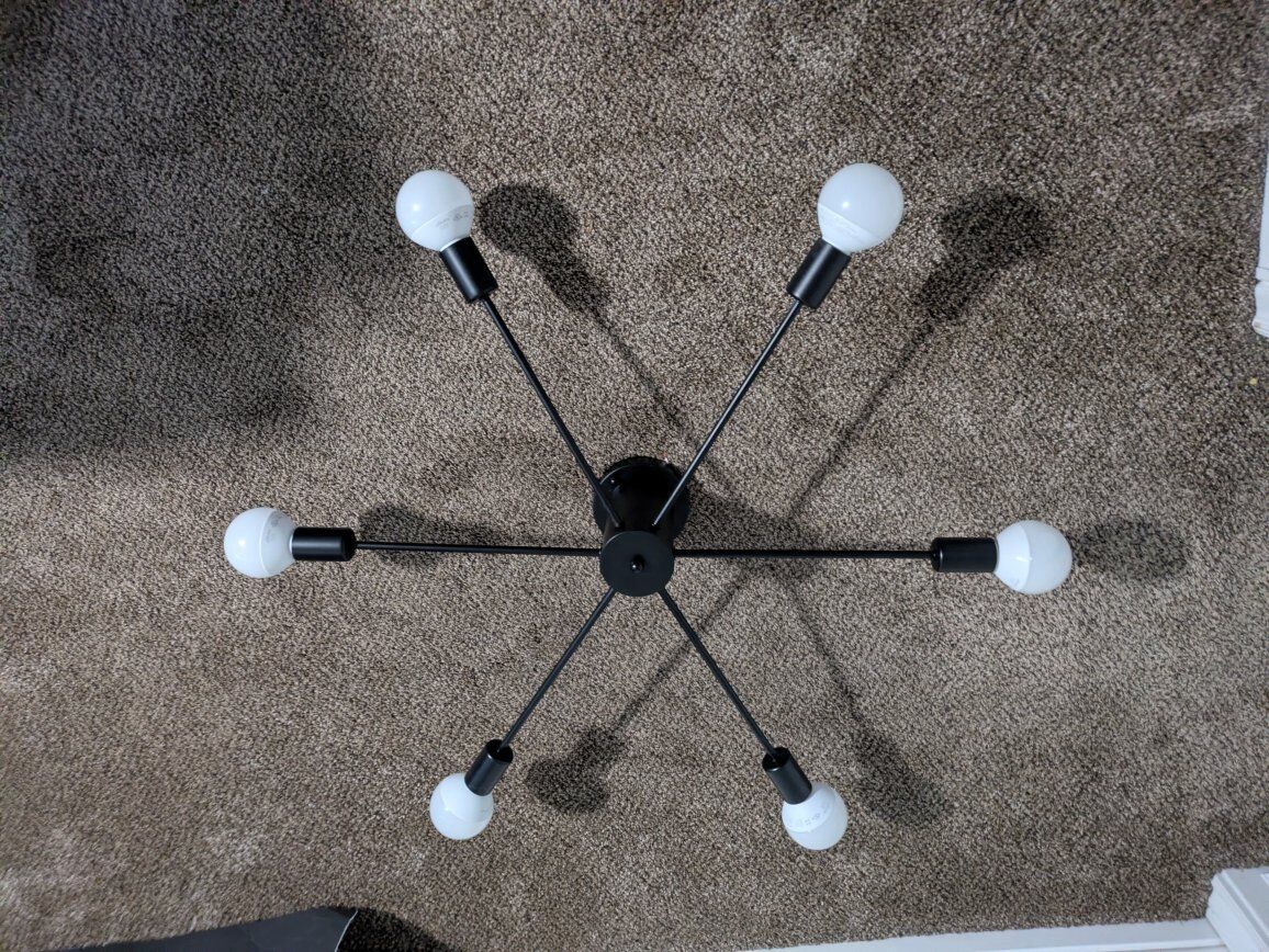 FREE fun six bulb LED light fixture