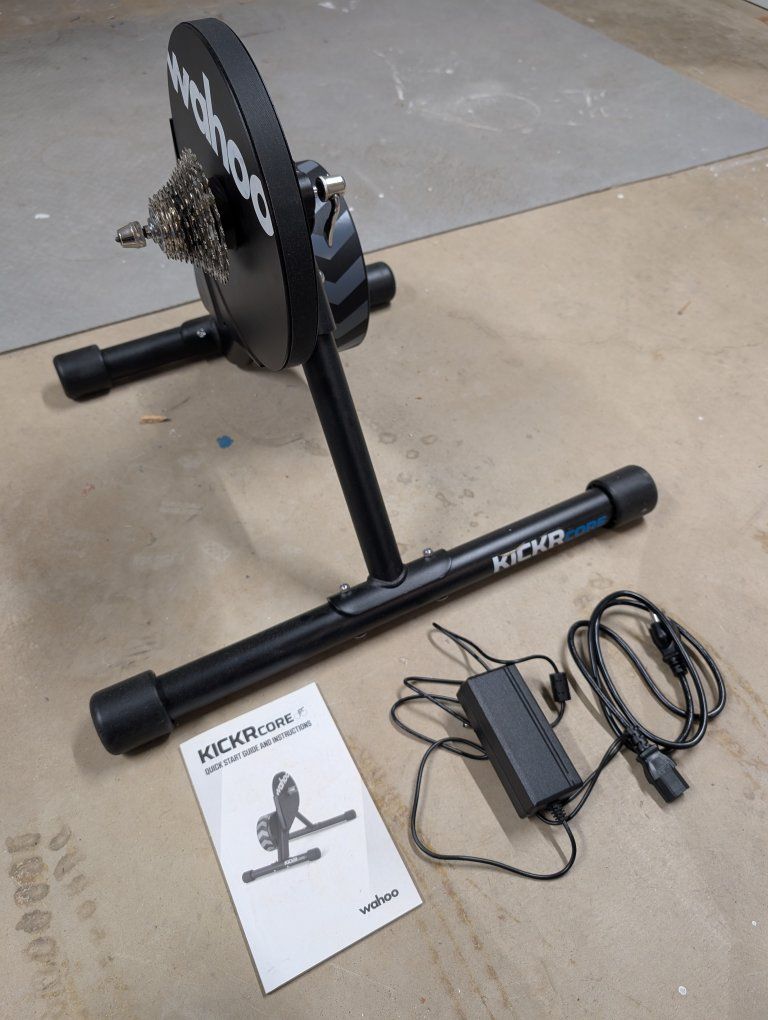 Wahoo KICKR Core Smart Bike Trainer - Used - Excellent Condition, Shimano Cassette Included