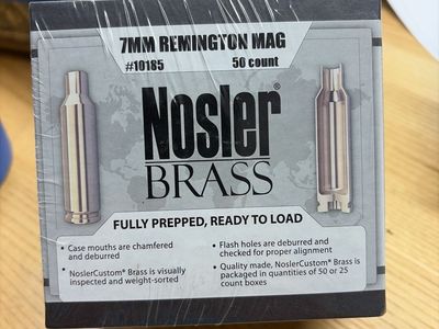 Nosler 7mm brass