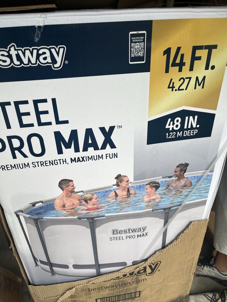 Bestway Steel Pro Max 14 Ft x 48 In Above Ground Pool Set