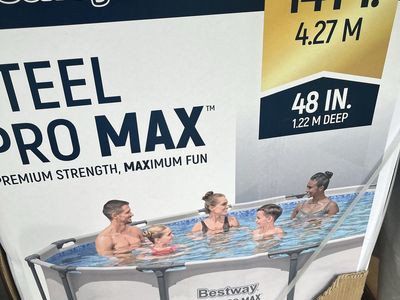 Bestway Steel Pro Max 14 Ft x 48 In Above Ground Pool Set