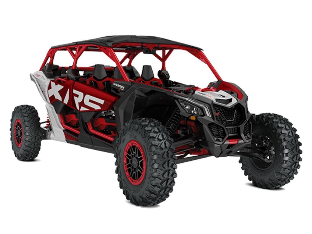 2025 Can-Am® Maverick X3 Max X RS Turbo RR With Smart-Shox Fiery Red & Hyper Silver