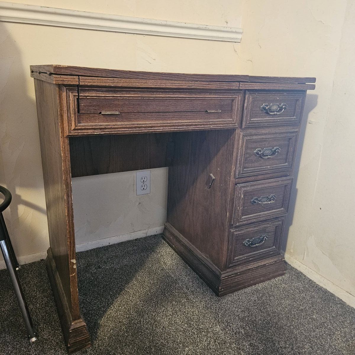 Antique Sewing Machine Table