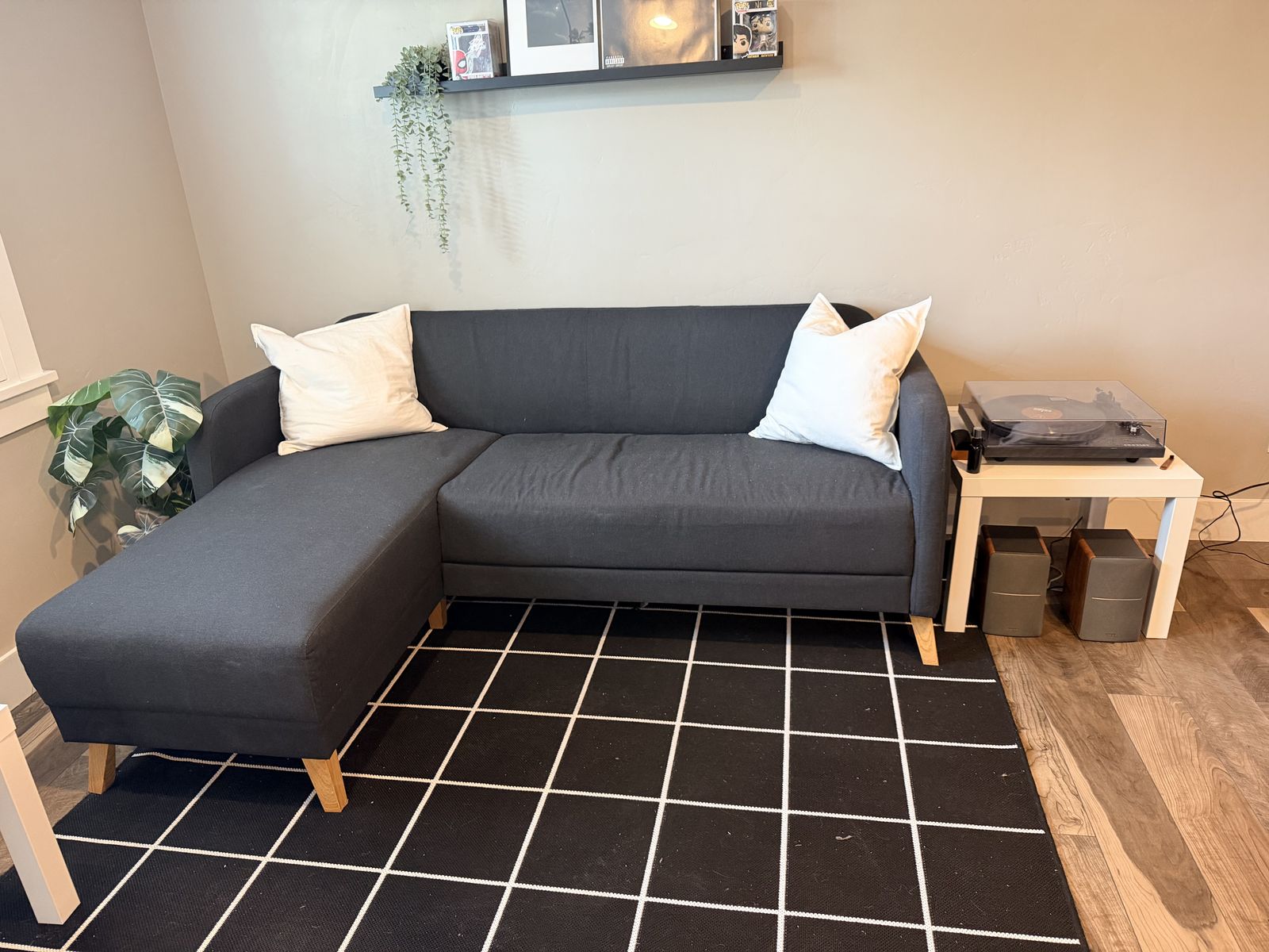 Couch and two side tables 
