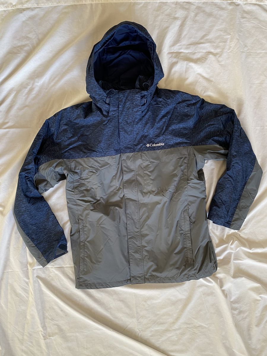 Columbia TIMBERLINE 3-in-1 Interchange Jacket, Men’s XL, Blue/Gray