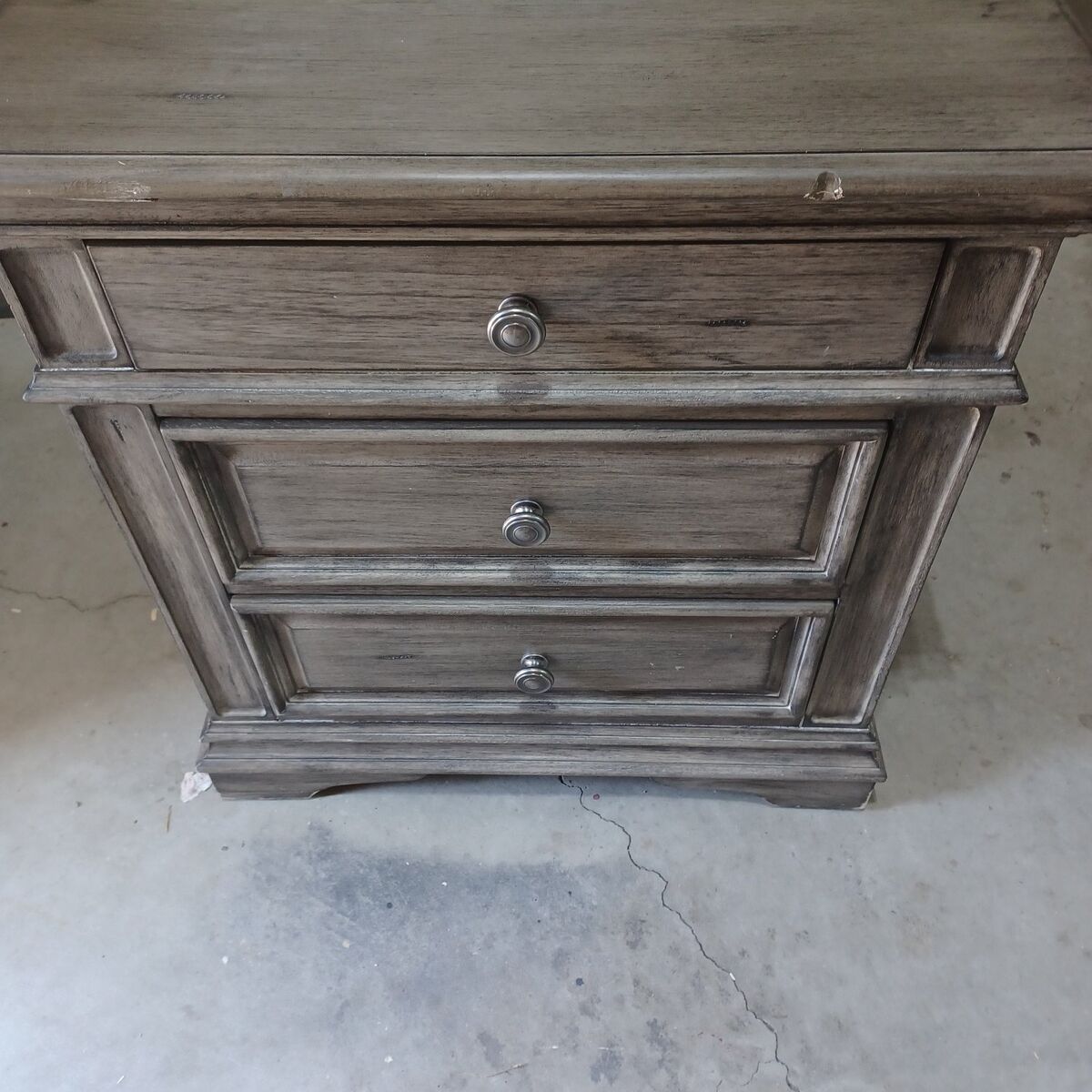 Nightstand and Floating Shelves