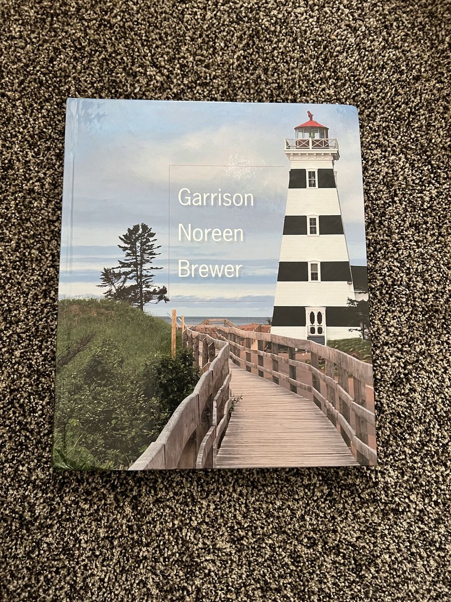 Managerial Accounting Hardcover Book