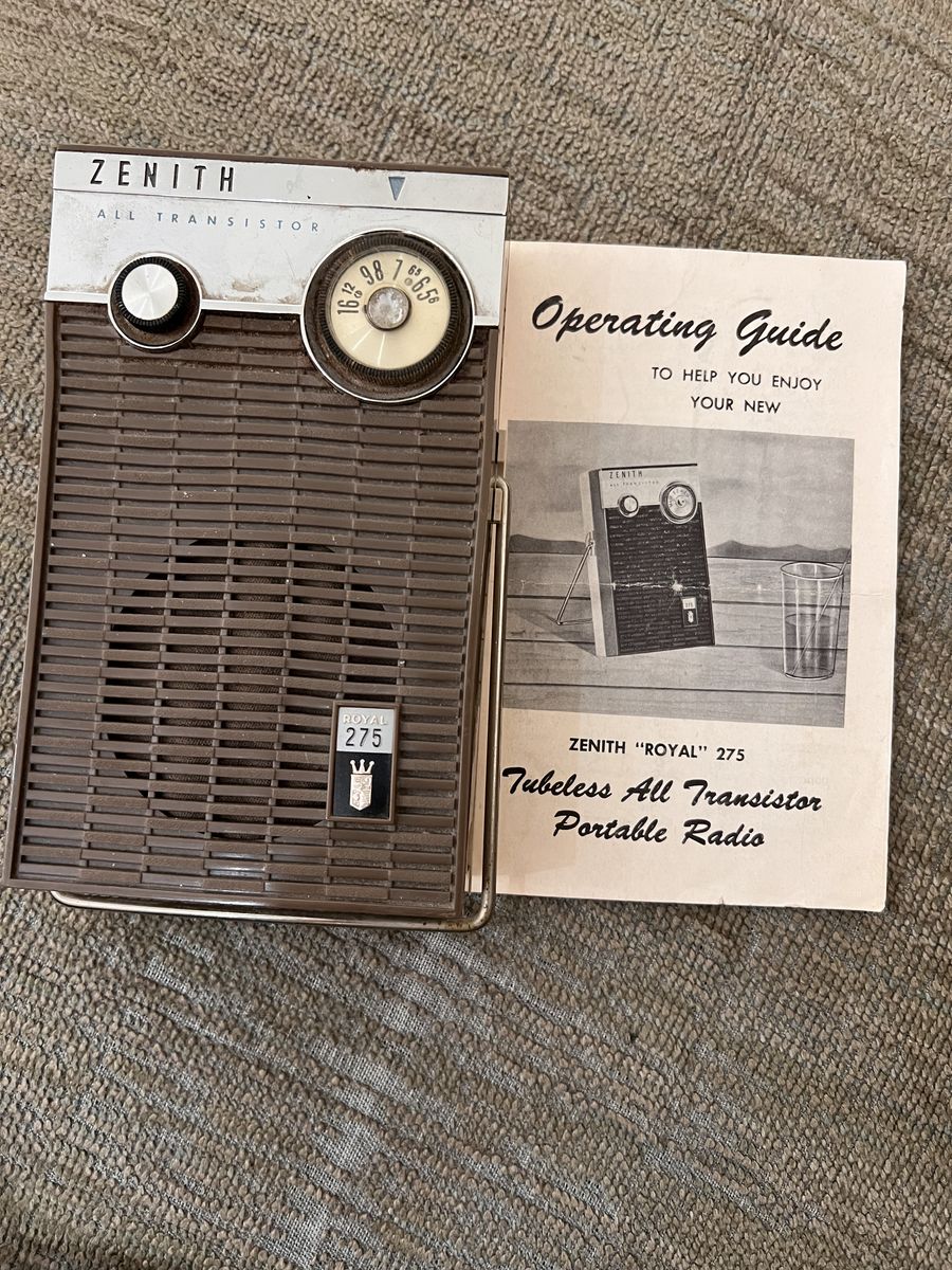 Antique Zenith transistor radio