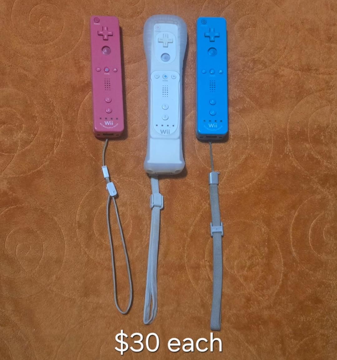 Motionplus Nintendo Wii controllers $30 each! trades considered!