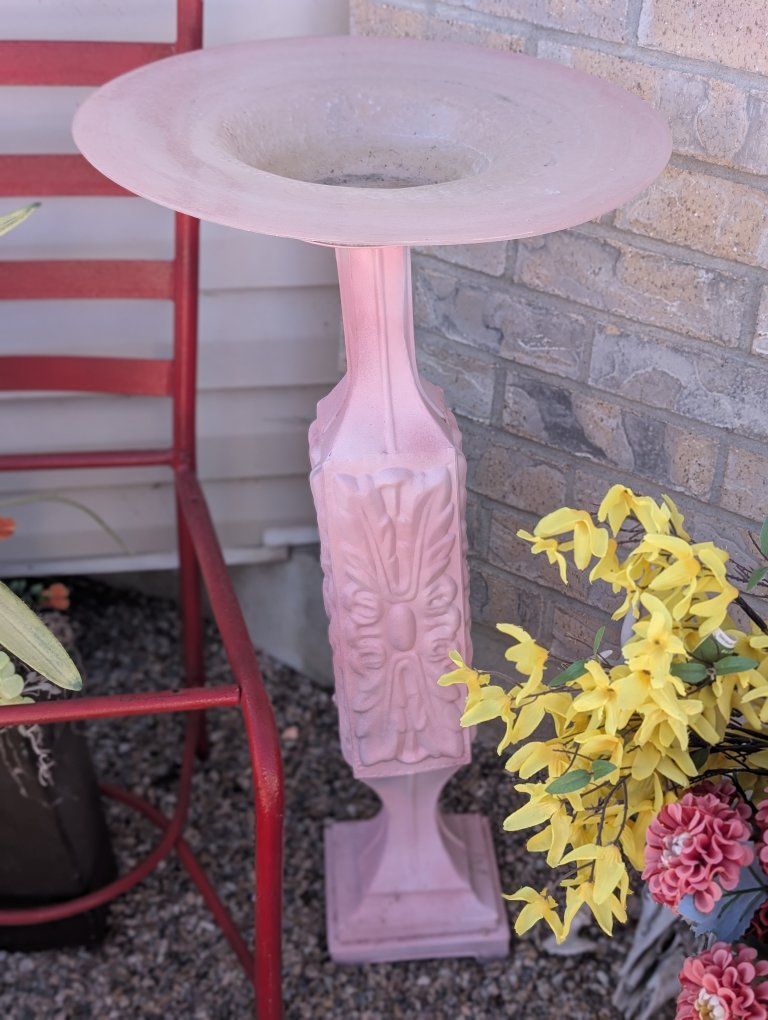 hand made Bird bath