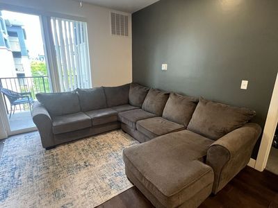 Large Gray Sectional Sofa