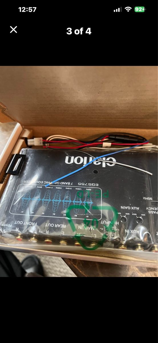 Clarion EQS755 7-Band Graphic Equalizer