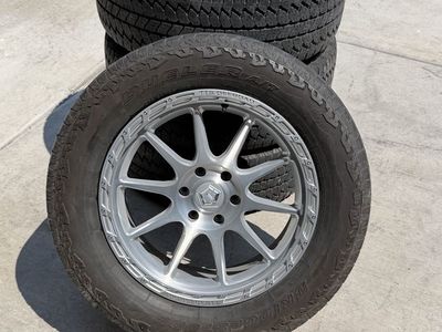 Ford F150 Rims and Tires 275/60R20 Bridgestone Dueller AT