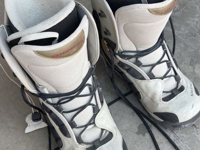 Salomon Dialogue Men's Snowboard Boots - Size 11.5 US, Gray/Black
