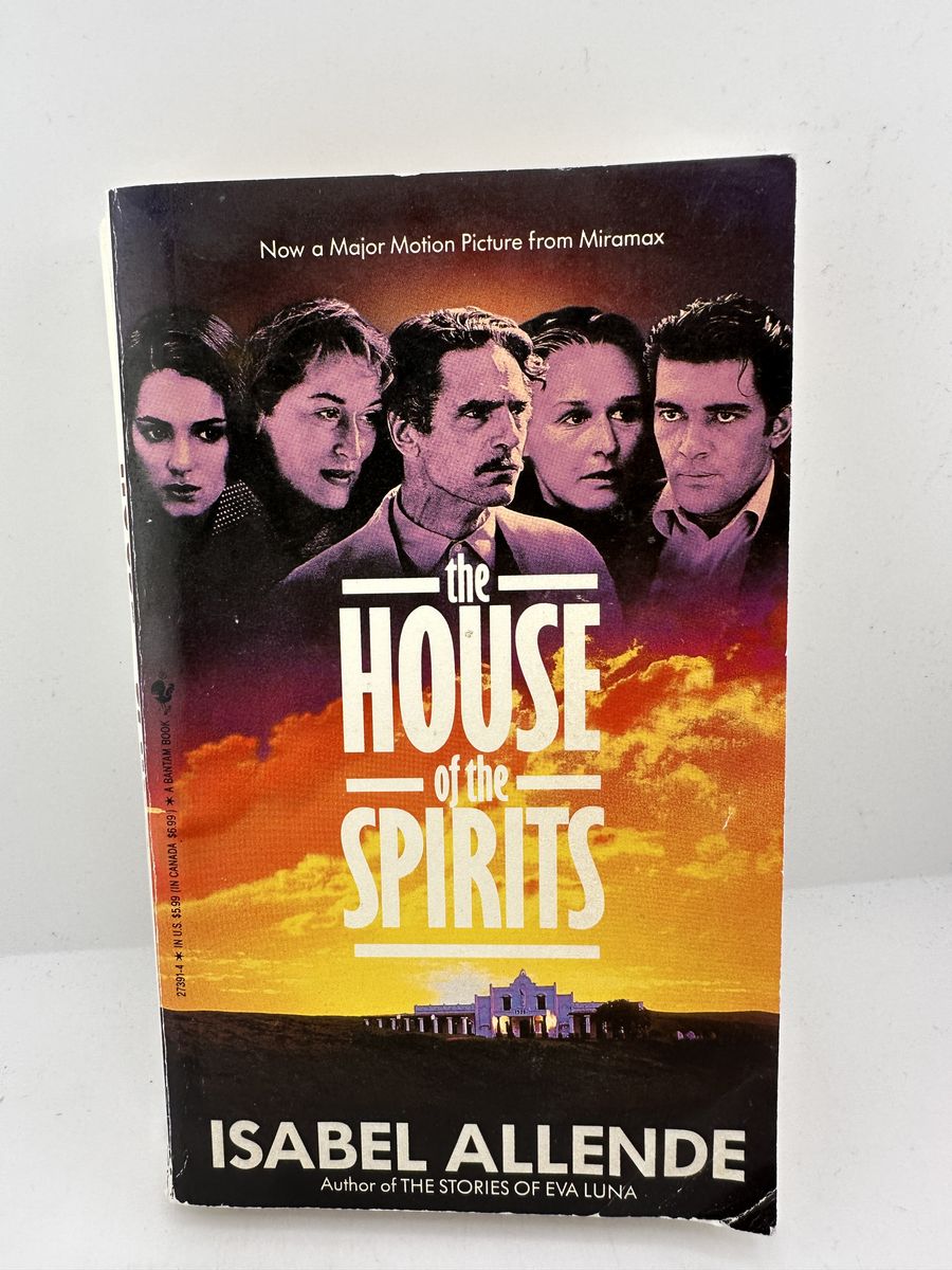 House of the Spirits Isabel Allende PB 1993 Bantam Movie Tie-In Novel