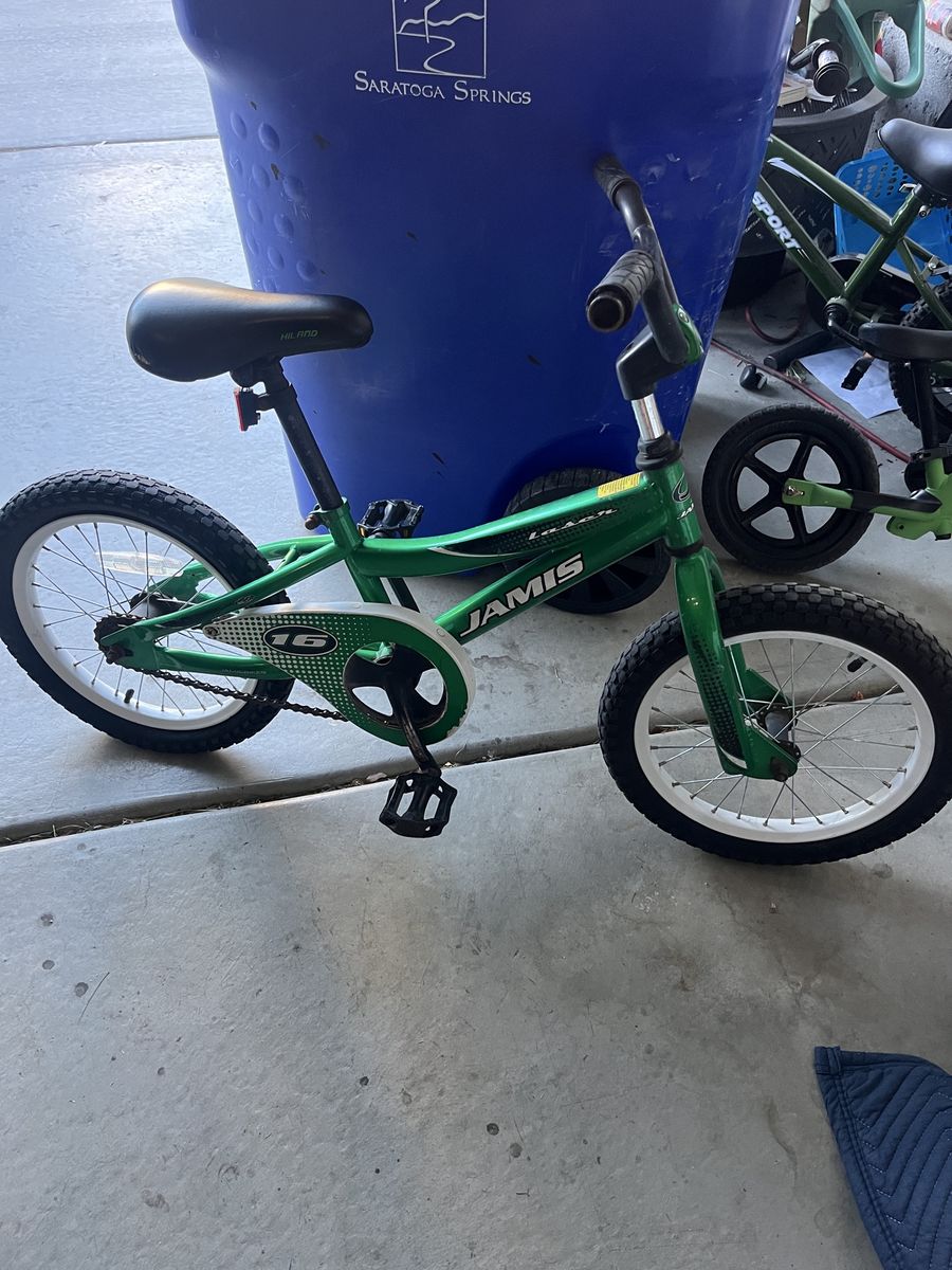 Jamis 16” boys green bike