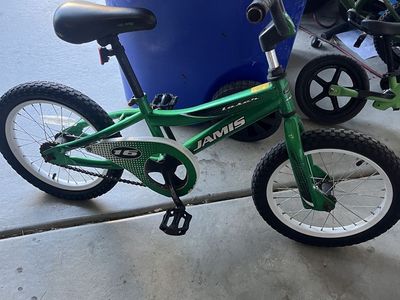 Jamis 16” boys green bike