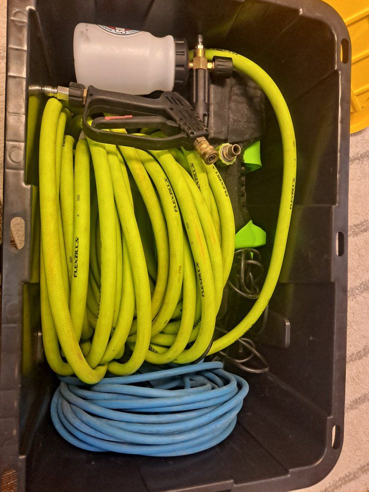 Pressure Washer Setup
