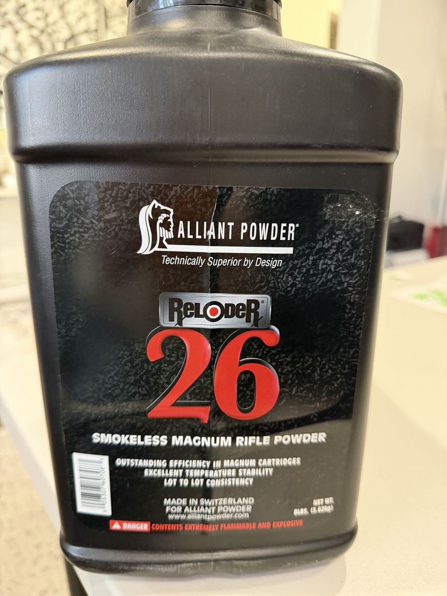 Alliant Reloder 26 RL 26 Gun Powder 7lbs