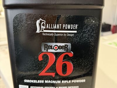 Alliant Reloder 26 RL 26 Gun Powder 7lbs