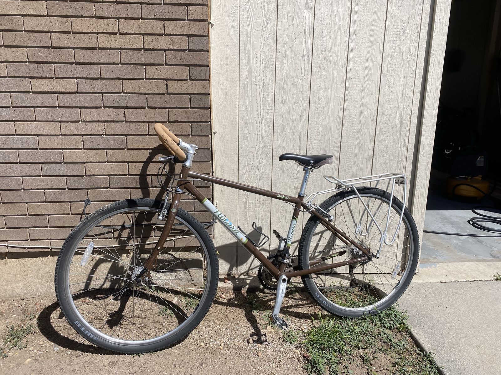 Novara Safari Touring Bike Brown Medium W/ Rear Rack