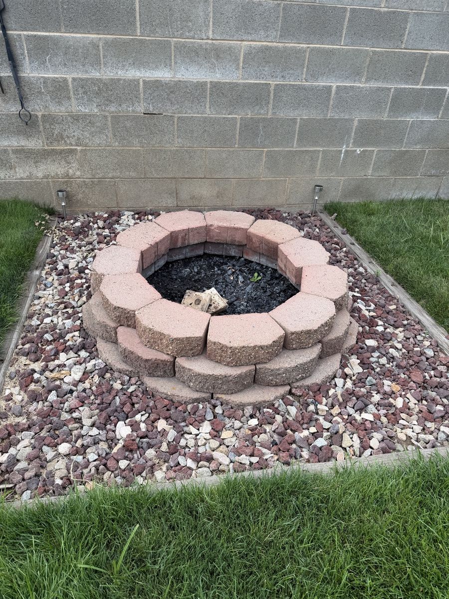 Large Paver Fire Pit