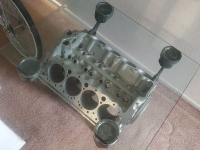 sbc 350 engine coffee table