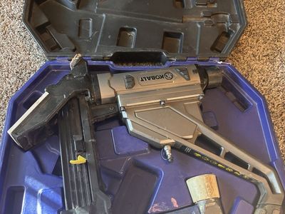 Nice, Well Used Kobalt Flooring Nailer In Case